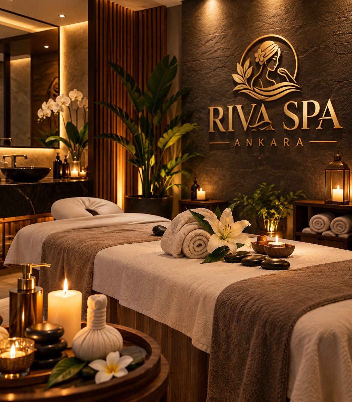Riva Spa Ankara lüks spa ortamı